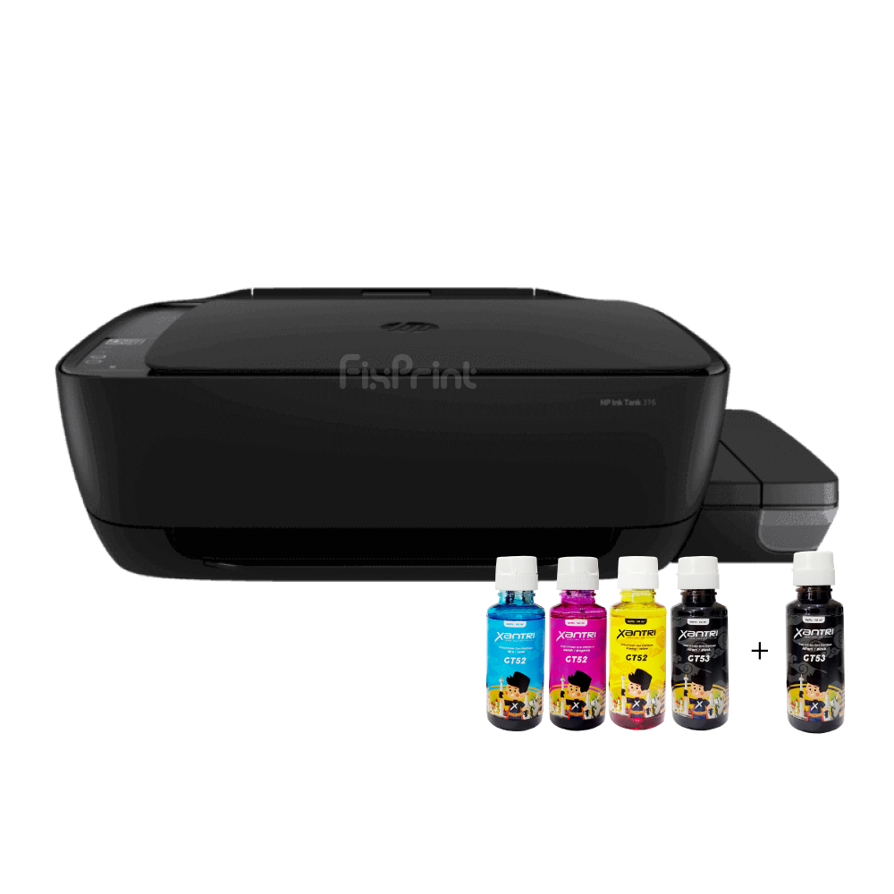 BUNDLING Printer HP Ink Tank 315 All-in-One (Print - Scan - Copy) With Premium Xantri Ink