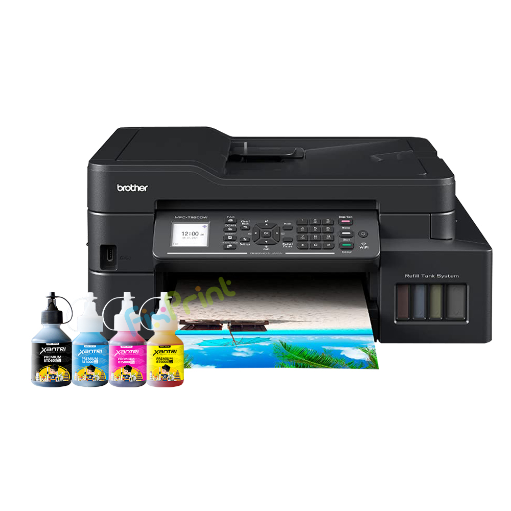 BUNDLING Printer Brother MFC-T920DW MFC T920dw Wireless Inkjet All-In-One (Print, Scan, Copy, Fax, WiFi & ADF) New With Xantri Ink