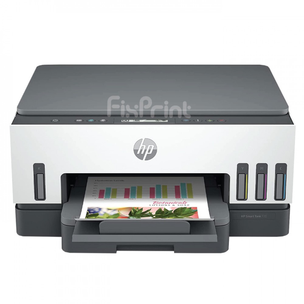 Mesin Printer HP Smart Tank 720 All-in-One A4 (Print - Scan - Copy) WiFi Bluetooth (6UU46A)