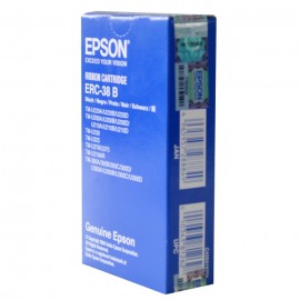 Ribbon Cartridge Original Epson ERC-38 B ERC38 Black TMU220 TM-U220A TM-U220B TM-U220D TM-U200A TM-U200B TM-U200D TM-U210A TM-U210B TM-U210D TM-U230 TM-U325 TM-U370 TM-U375 TM-U210AR TM-300A TM-300B TM-300C TM-300D TM-U300A TM-U300B TM-U300C TM-U300D